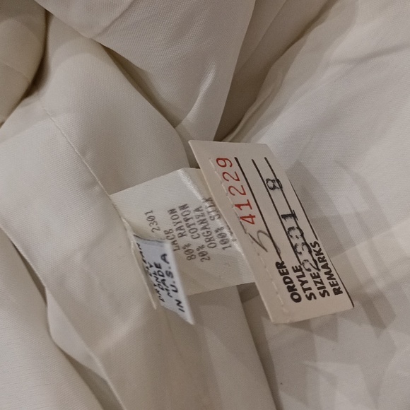 Rare Vintage Gorgeous Auers lace floral Paisley imprint cocktail dress S - Picture 15 of 16